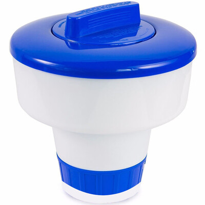 

Gobestart 8 inch Deluxe Large Blue&White Floating Swimming Pool Chlorine Dispenser