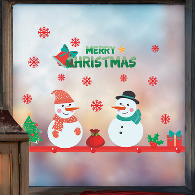 

Tailored 2PCSChristmas Letter Decor Removable Wall Sticker Bedroom Backdrop Art Decal DIY