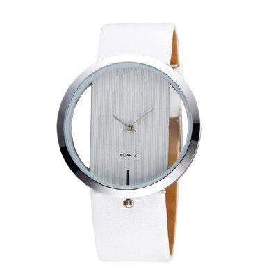 

Women Stylish Quartz Watch Lady Fashion Simple Wristwatches Unique Casual Leather Band Watches