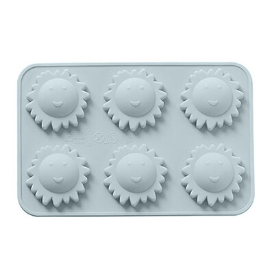 

6 Grids Cartoon Sun Silicone Chocolate Cake Pudding Jelly Mold DIY Baking Tools