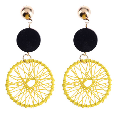 

Jewelry Bohemian Hoop Earrings Women Fashion Big Circle Earing Women Statement Earrings Party Wedding Brinco