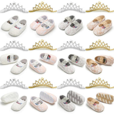 

Soft Leather Baby Toddler Infant Crawling Walking Shoes Non Slip Sole Prewalker