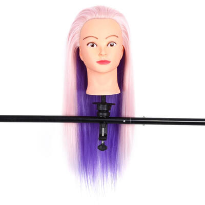 

22426 Inch Colorful Hair Mannequin Head Hairdressing Practice Training Doll Heads Cosmetology Hair Styling Mannequins