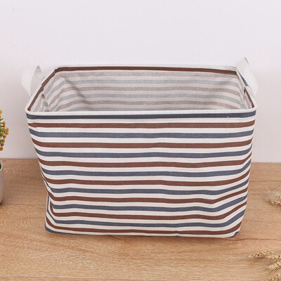

〖Follure〗Waterproof Canvas Laundry Clothes Desktop Debris Basket Storage Box Folding