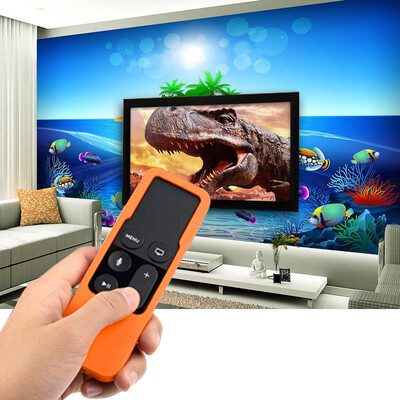 

〖Follure〗Anti Slip Silicone Protective Case Cover for Apple TV 4th Siri remote