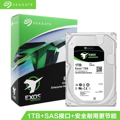 

Seagate 1TB 128MB 7200RPM Enterprise Hard Drive SAS Interface Seagate Galaxy Exos 7E8 Series ST1000NM001A Robust Reliable Safe&Durable