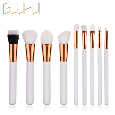 

〖Follure〗9pcs Pro Makeup Brushes Set Foundation Powder Eyeshadow Eyeliner Lip Brush Tool