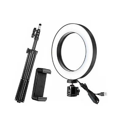 

E-D Loop Light Photo Video Dimmable Lamp Tripod Selfie Camera Phone Stand