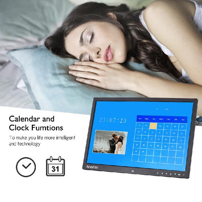 

Andoer Upgraded 17 Inch LED Digital Photo Frame Electronic Picture Photo Album 1080P Advertising Machine 1440900 High Resolution