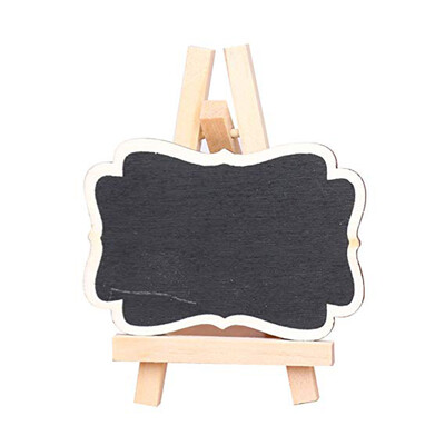 

Wooden Blackboard Universal Message Board Mini Chalkboard Portable Wedding Party Decor Home Decoration