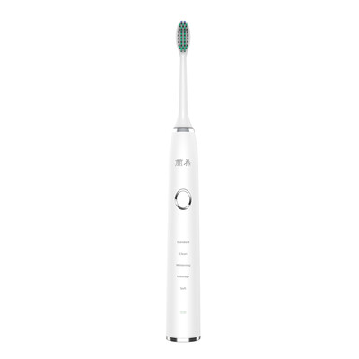 

Electric Toothbrush 3D Soundwave Vibration Rechargeable Electric Toothbrush 5 Modes IPX8 Waterproof with 2 Replacement Brush for C