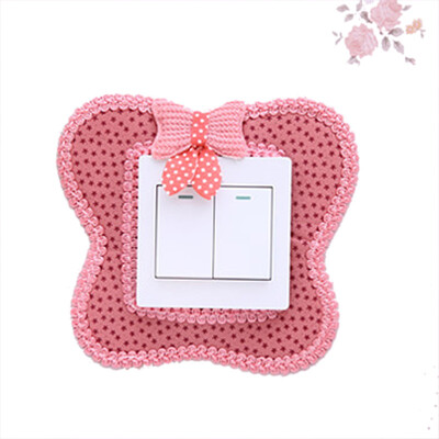 

Siaonvr Pastoral Style Switch Cover Butterfly Shape Switch Wall Stickers Red