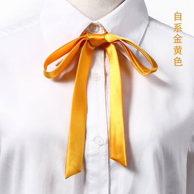 

Spring&Autumn Korea long strip small ribbon tie style wild scarf belt narrow narrow multi-purpose small scarf long streamer