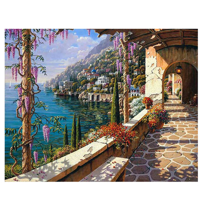 

Gobestart 5D Embroidery Paintings Rhinestone Pasted DIY Diamond Painting Cross Stitch