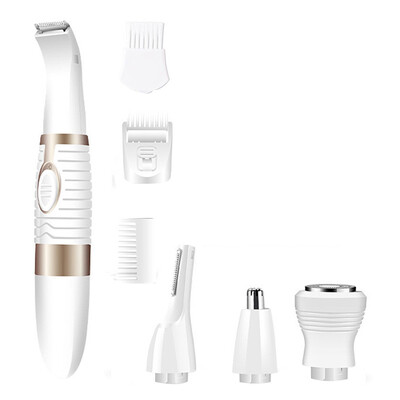 

〖Follure〗4 In 1 Electric Epilator Mini Lady Armpit Hair Shaver Travel Bikini Hair Removal