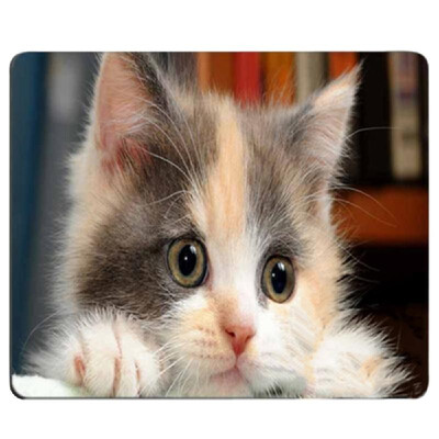 

CAT-9 Mouse Pad Cute Cat Picture Anti-Slip Gaming Mouse Mat for PC Computer Laptop MackBook