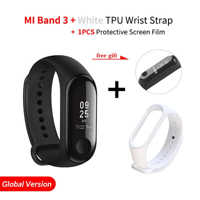 

In Stock Xiaomi Mi Band 3 Smart Wristband Fitness Bracelet MiBand Band 3 Big Touch Screen OLED Message Heart Rate Time Smartband