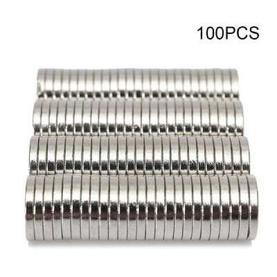 

100pcs N50 Strong Round Disc Rare Earth Neodymium Magnety for Refrigerator DIY Craft Scientific&Office Multi-use 10x15mm