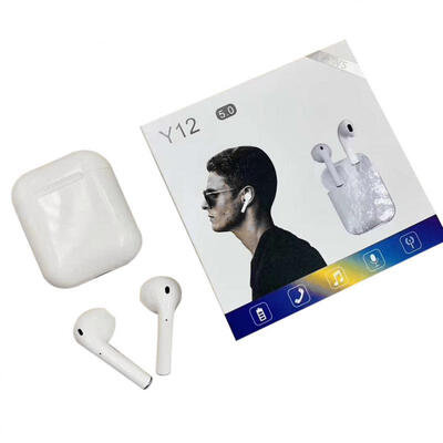 

Y12 TWS Wireless Bluetooth 50 Headset Portable Touch Control Earphone With Charging Case For Phone