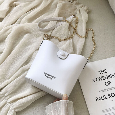 

Small bag female 2019 new wave Korean version of the senior sense of the ocean Messenger bag wild chain child bucket shoulder bag