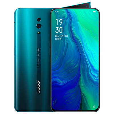 

OPPO Reno 48 million ultra clear pixel NFC ultra clear night scene 6GB256GB fog sea green full Netcom dual card dual standby mobile phone full screen camera smart game mobile phone