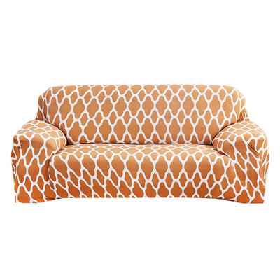 

Geometric Print Elastic Slipcovers Simple All-inclusive Sofa Cover Wrap