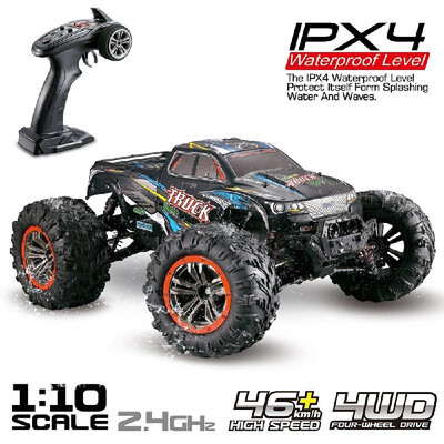 

XINLEHONG TOYS 9125 110 Big Feet Truck 24GHz 4WD 46kmh High Speed RTR RC Car with 2 Battery