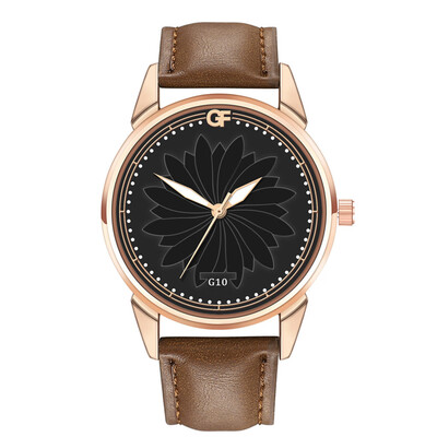

Gobestart Hot Man Leather Watch Whatever Late Anyway Letter Watches New Pointer glow