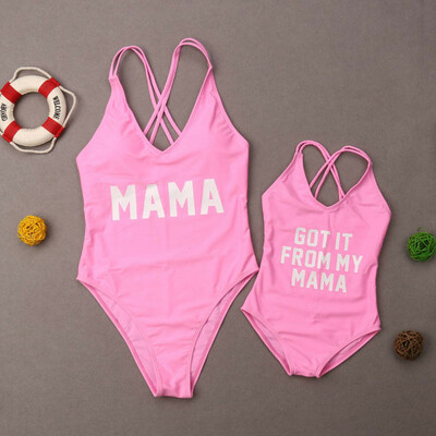 

Family Matching Women Kid Baby Girl Bikini Set Bathing Suit Swimwear Swimsuit