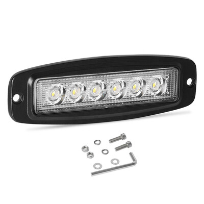 

1X LED Work Lights 7Inch 18W 12V Driving Flood light Bar SUV Offroad