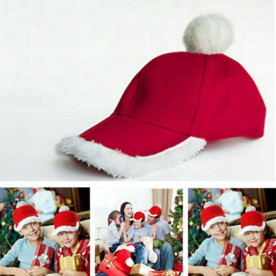 

Cute Christmas Party AdultKids Santa Hat Family Xmas Cap For Santa Claus Gift