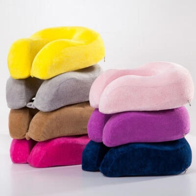 

Memory Foam U-shaped Neck Support Pillow Cushion Travel Air Plane Sleep