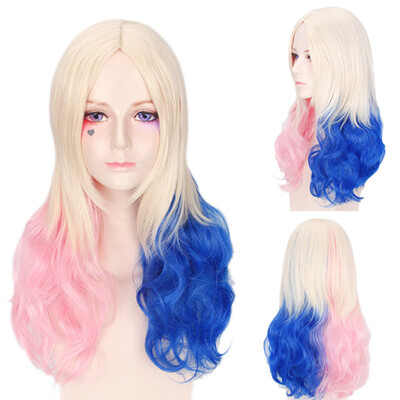 

〖Follure〗Womens Fashion Wig Multicolor Synthetic Hair Long Wigs Wave Curly Wig