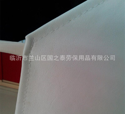 

Direct white leather sleeveless waterproof&oil-proof sewage processing kitchen restaurant waterproof protective apron batch wh