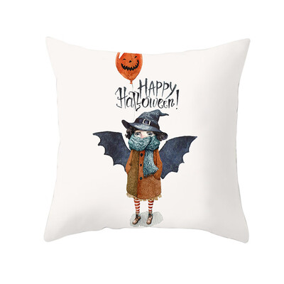 

〖Follure〗Halloween Series Pillow Case Nordic Sofa Cushion Waist Pillow Case Halloween Hom