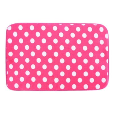 

Thick Dot Coral Velvet Anti Slip Water Absorbing Slow Rebound Carpet Mats