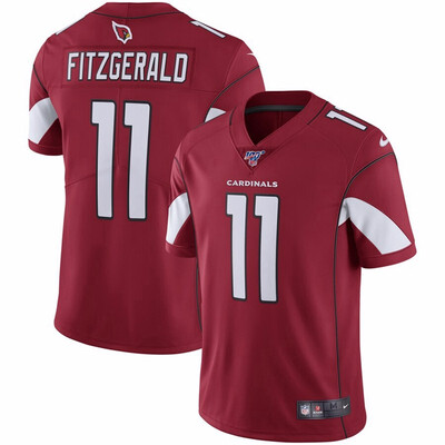 

Nike NFL Mens Arizona Cardinals Larry Fitzgerald Black Vapor Untouchable Color Rush Limited Player Jersey