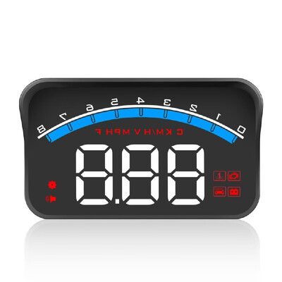 

Universal M6S Car HUD Display ODB II GPS Speedometer Tachometer SpeedWater TemperatureVoltage LED Head Up Display Projector Auto