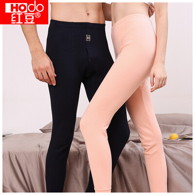

Red bean underwear 2018 new couple autumn pants mens cotton 32S long-staple cotton bottoming warm cotton wool pants 731 hemp gray 185110