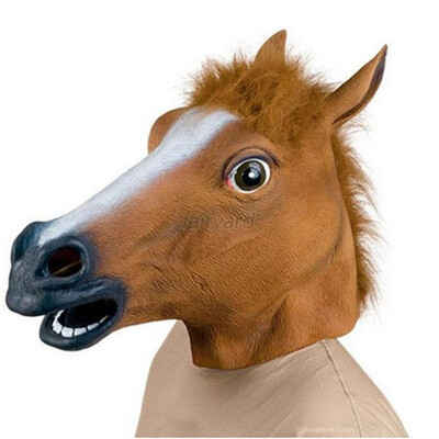 

Horse Head Mask Animal Costume n Toys Party Halloween