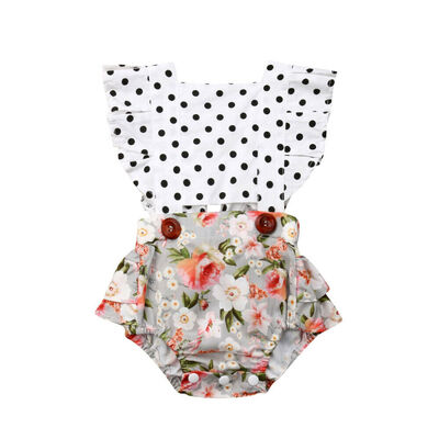 

Newborn Toddler Baby Girl Romper Ruffle Backless Bodysuit Jumpsuit Outfit Summer