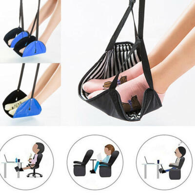 

New Airplane Flight Travel Footrest Adjustable Feet Hammock Foldable Footrest