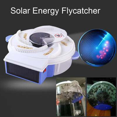 

〖Follure〗Solar Energy Electric Fly Trap Device with Trapping Food Electric Flycatcher Art