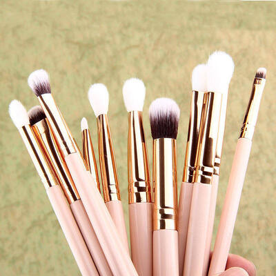 

12 Pcs Makeup Brushes Foundation Powder Eyeshadow Eyeliner Lip Brush Tool Set