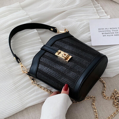 

Small crowdsourcing women 2019 summer bucket bag new chain womens bag Joker foreign fresh Messenger bag