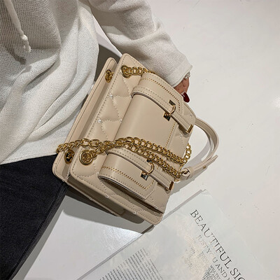 

Chic bag female 2019 new wave Korean version of the fashion simple shoulder Messenger bag wild chain retro small square bag
