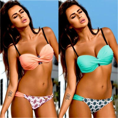 

New Women Bikini Set Bandage Push Up Padded Swimwear Swimsuit Bathing Beachwear