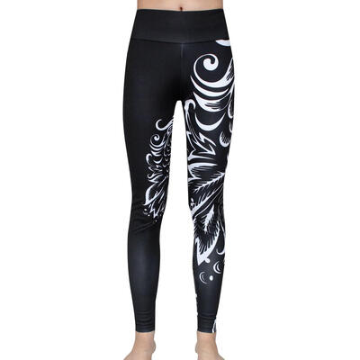 

Sexy Women High Waist Hip Lift Trousers Totem Print Stretch Yoga Pants