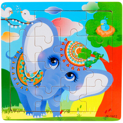 

Gotoamei Wooden Puzzle Educational Developmental Baby Kids Training Toy