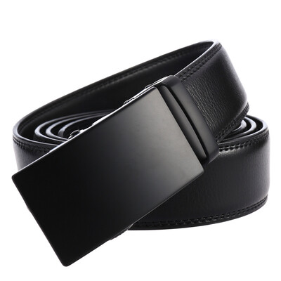 

Gold Automatic Buckle Belts for Men Genuine Leather Belt Men Business Trouser Belt for Jeans Men Belts Leather Luxury Brand